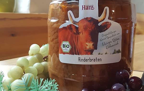 Direktvermarktung auf dem Hof ©U.Thielecke Rinderbraten im Glas